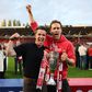 Rob Mcelhenney e Ryan Reynolds, co-proprietários do Wrexham, do País de Gales
