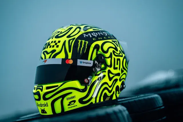 Capacete de Lando Norris - Foto: lnfour/Instagram