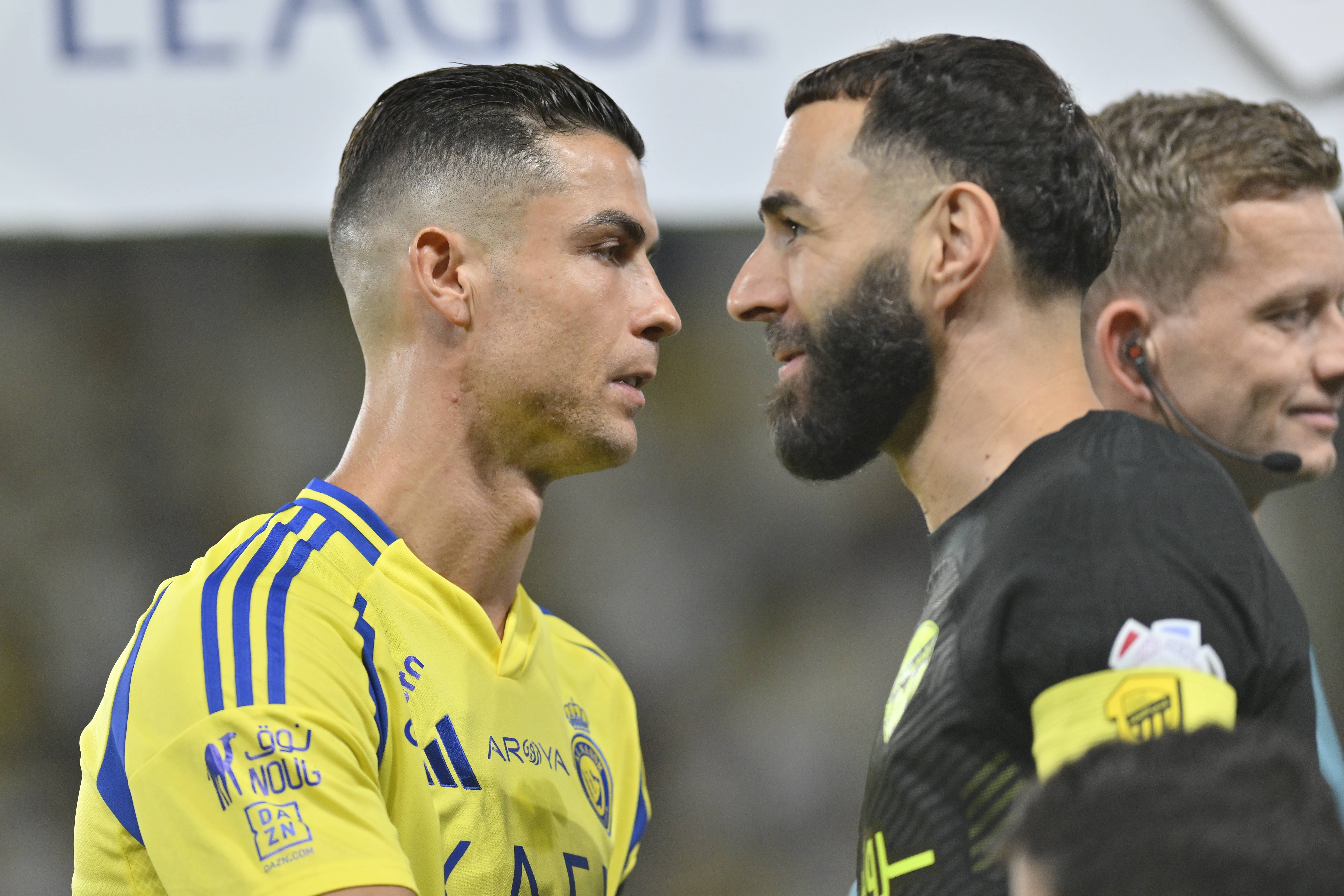 Cristiano Ronaldo e Karim Benzema, ex-colegas no Real Madrid, a defrontarem-se na Arábia Saudita