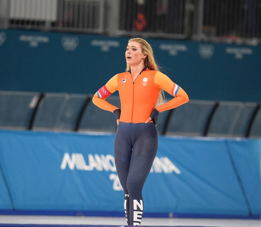 Jutta Leerdam conta com uma medalha de ouro e outra de prata em Milão-Cortina: Foto: IMAGO