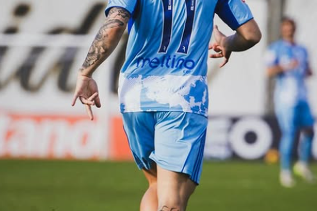 João Marques entrou ao intervalo da partida com o Nacional (Foto Instagram/Casapia)