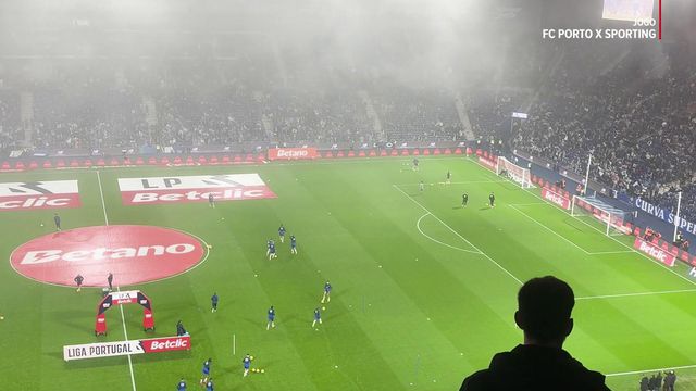 FC Porto em aquecimento