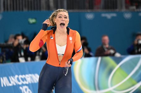 Jutta Leerdam tinha conquistado a prata, há quatro anos, em Pequim, mas de Milão leva o ouro. IMAGO