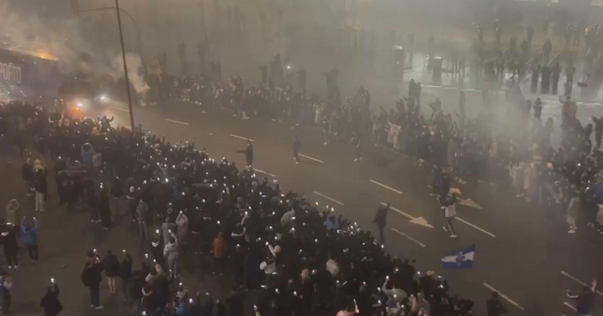 Eis a chegada do FC Porto