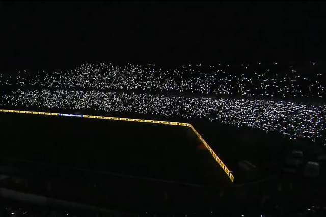 VÍDEO: apagão durante jogo no Brasil e adeptos… festejam