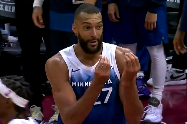 Valor máximo: multa pesada para Gobert após insinuar que árbitros estavam comprados