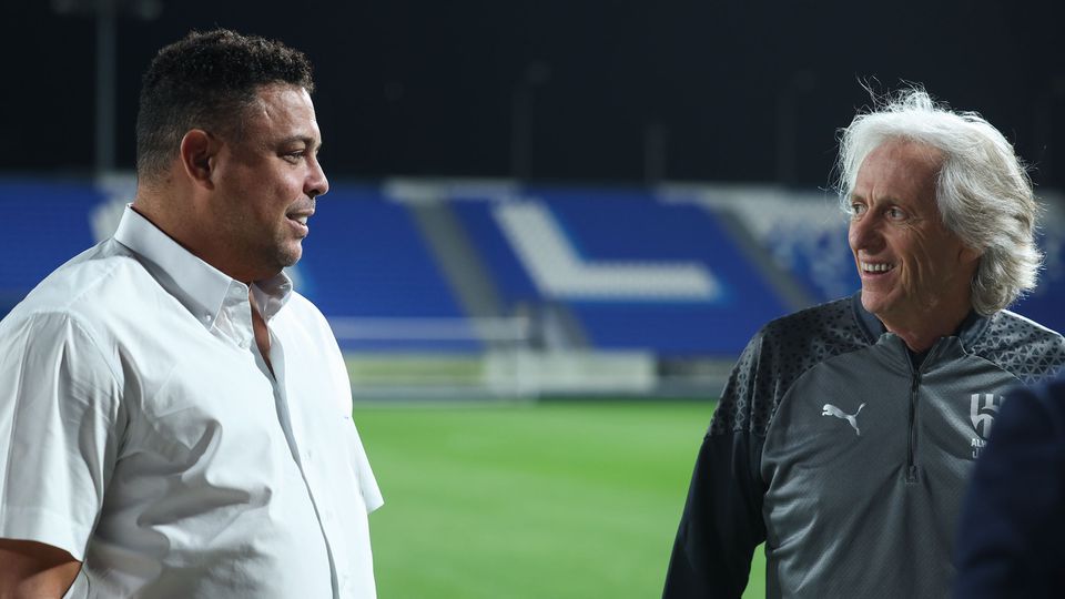 Ronaldo visitou Jorge Jesus e o centro de treinos do Al Hilal