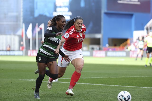 Diana Silva colocou o Sporting em vantagem na final da Taça da Liga, sendo que depois disso nunca deu sossego à defensiva do Benfica