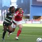 Diana Silva colocou o Sporting em vantagem na final da Taça da Liga, sendo que depois disso nunca deu sossego à defensiva do Benfica