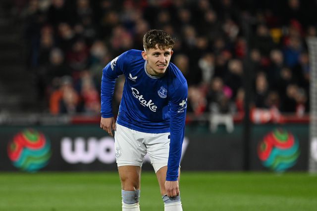 Jesper Lindstrom ainda não se estreou a marcar pelo Everton, em 28 jogos