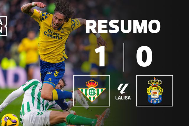 Essugo pára no vermelho e Bétis mete quarta seguida na LaLiga (resumo)