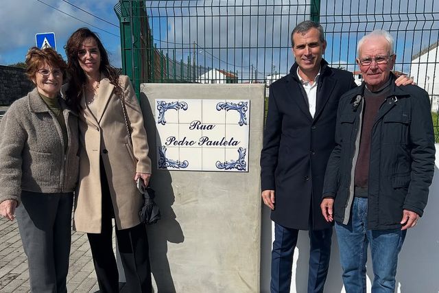 Pedro Pauleta passou a ter, desde sábado, uma rua com o seu nome na sua terra natal