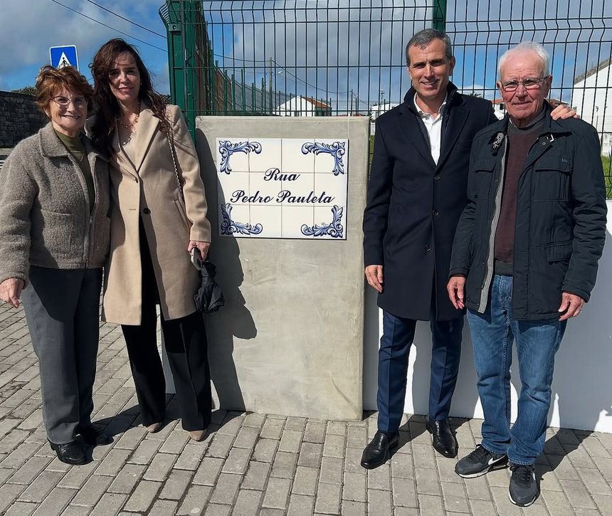 Pedro Pauleta passou a ter, desde sábado, uma rua com o seu nome na sua terra natal