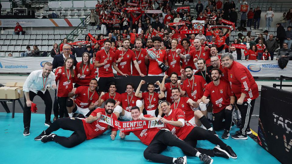 Benfica conquista Taça de Portugal de voleibol pela 21.ª vez