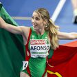 Salomé Afonso conquista medalha de bronze nos 3000 metros.