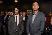 Rui Costa e Luisão lado a lado