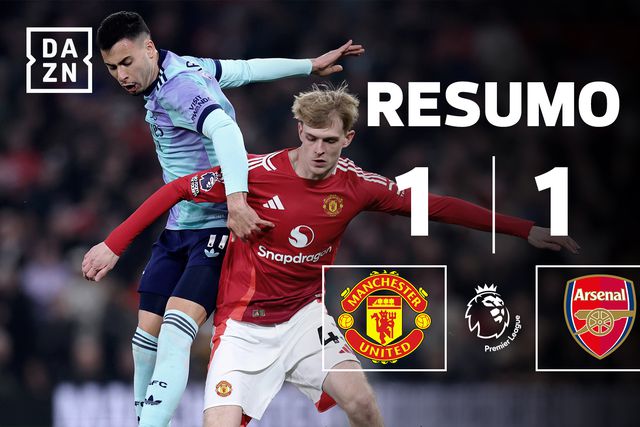 Bruno Fernandes colocou Amorim perto da vitória, mas Rice 'matou' o sonho (resumo)