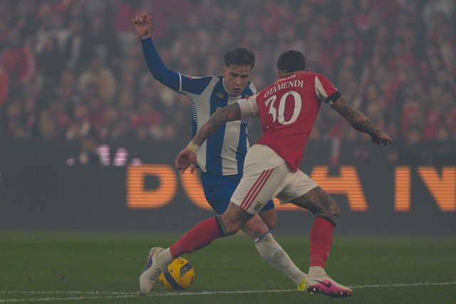 O lance do duelo com Otamendi que correu mundo - Foto: Bruno de Carvalho/Kapta+