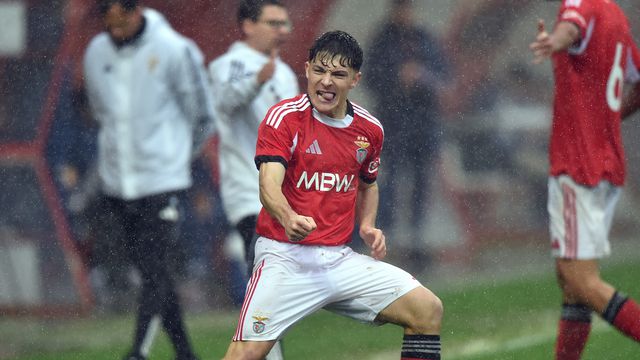 Gonçalo Moreira, uma das maiores promessas da Luz - Foto: Miguel Nunes