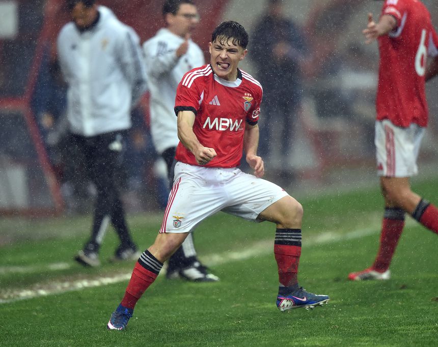 Gonçalo Moreira, uma das maiores promessas da Luz - Foto: Miguel Nunes