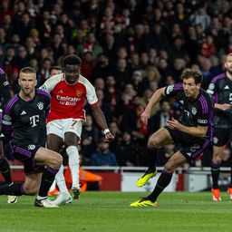 Quatro golos e tudo igual entre Arsenal e Bayern