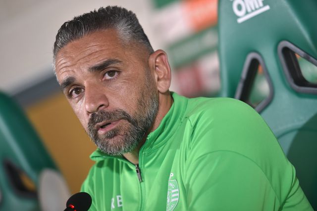 Rui Borges não foi feliz após o Sporting-SC Braga. FOTO MIGUEL NUNES