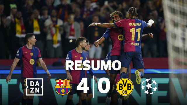 Barcelona goleia e está com pé e meio nas 'meias' da Champions (resumo)