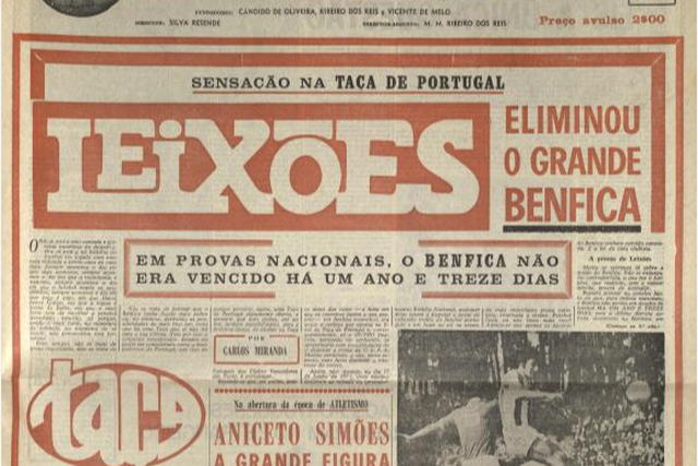 Neste dia, há  52 anos, houve Taça em Matosinhos