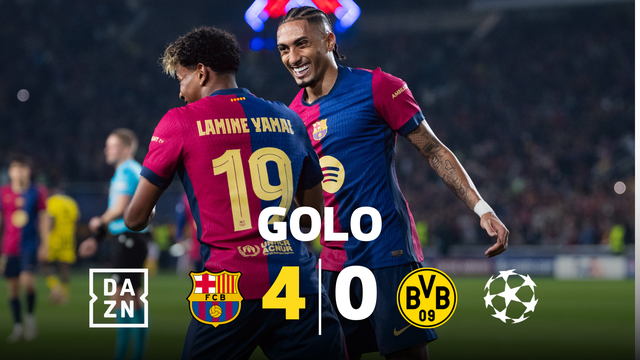 Só faltava o golo dele: Yamal faz o quarto do Barcelona (vídeo)