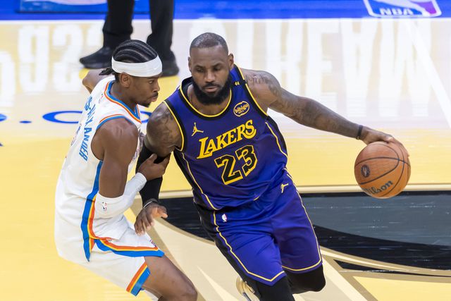 Shai Gilgeous-Alexander e LeBron James