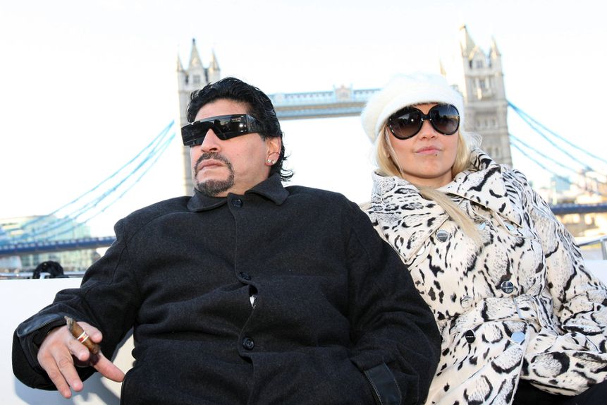 Maradona e Veronica Ojeda