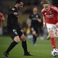 Schjelderup foi dos mais movimentados em campo no Tirsense-Benfica da 1.ª mão das meias-finais da Taça de Portugal, disputada em Barcelos. FOTO GRAFISLAB