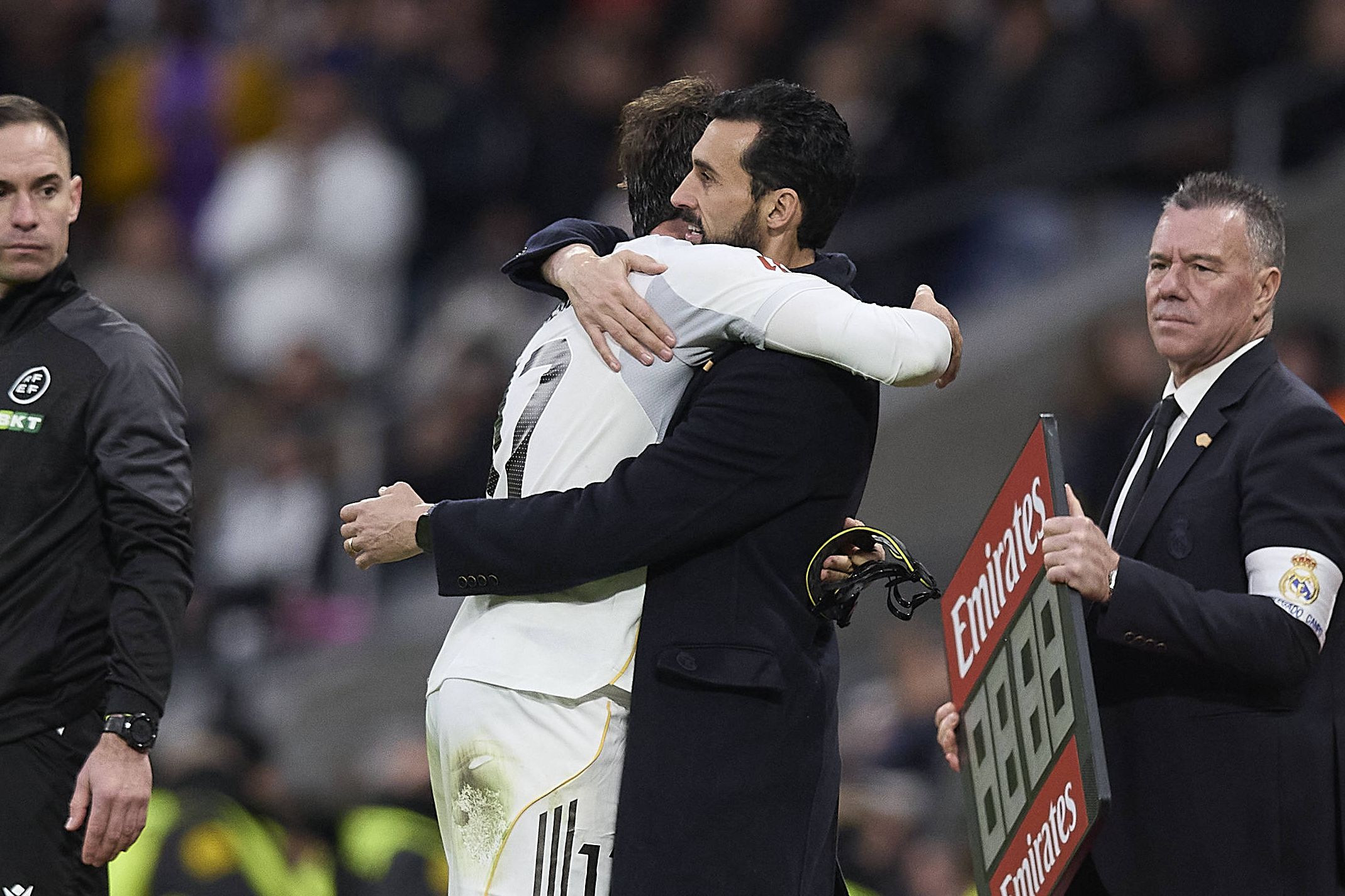 Raúl Asencio e Álvaro Arbeloa no Real Madrid