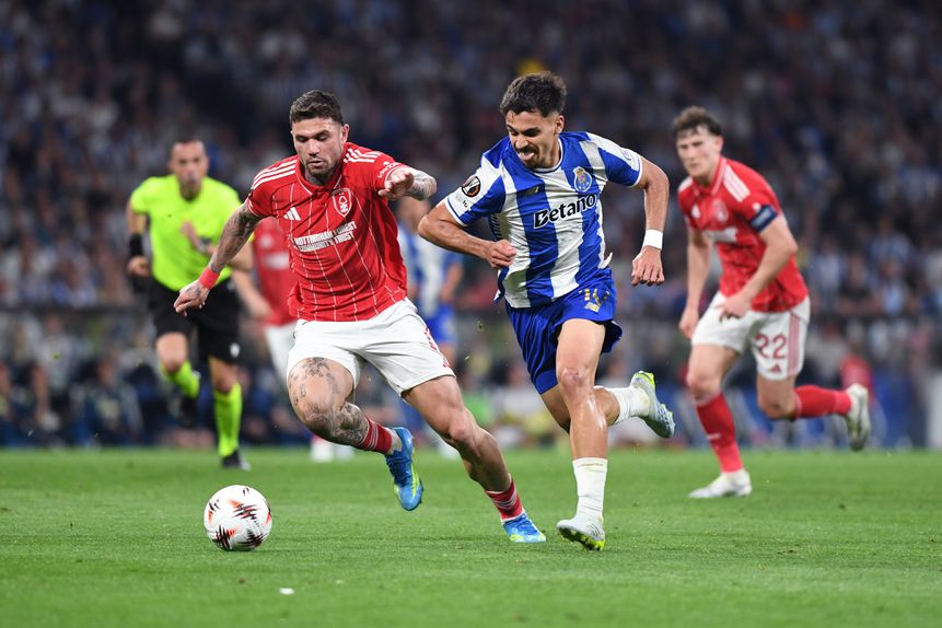 FC Porto bem lutou, mas não foi além do empate (1-1) na receção ao Nottingham Forest - Foto: Rogério Ferreira/KAPTA+