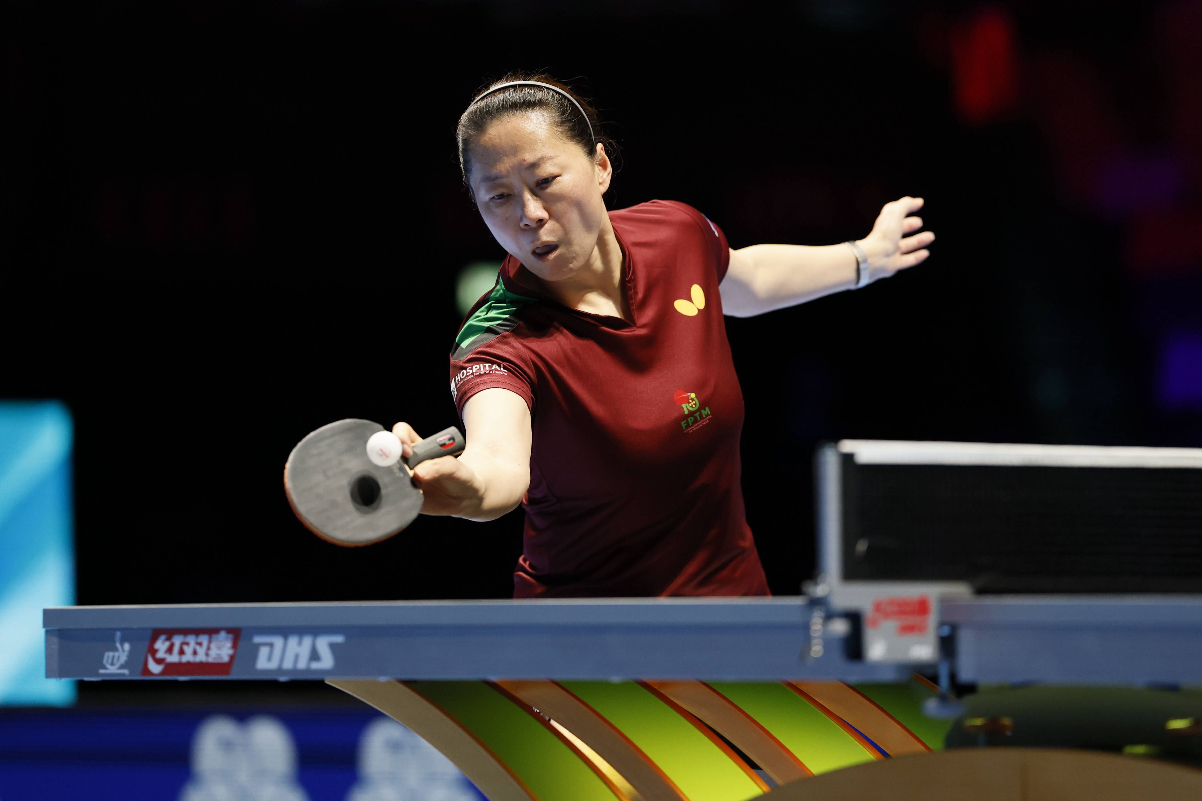 Fu Yu, tenista portuguesa de 47 anos