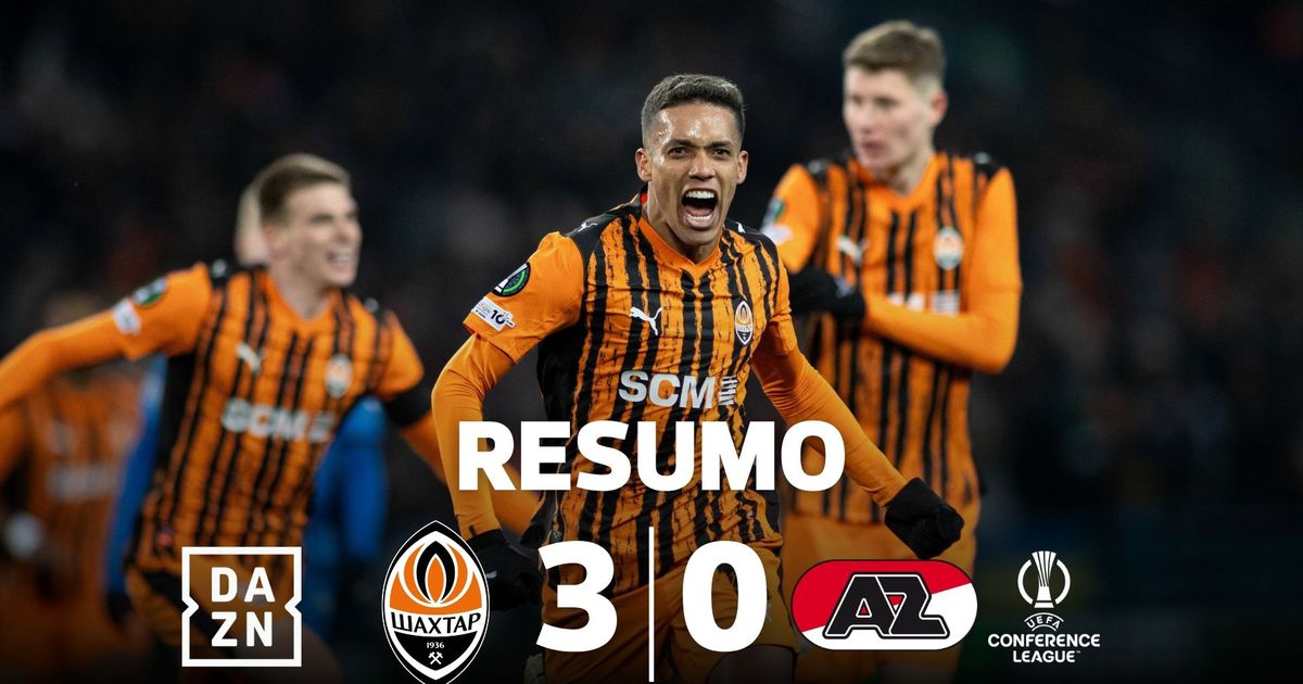 Ex-Benfica abre caminho a vitória contundente do Shakhtar (resumo)