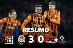 Ex-Benfica abre caminho a vitória contundente do Shakhtar (resumo)