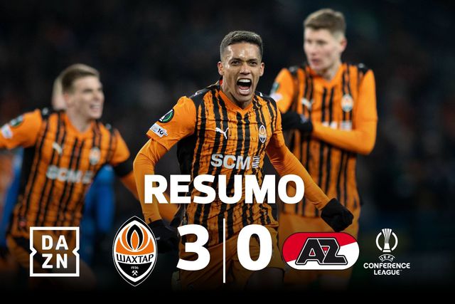 Ex-Benfica abre caminho a vitória contundente do Shakhtar (resumo)