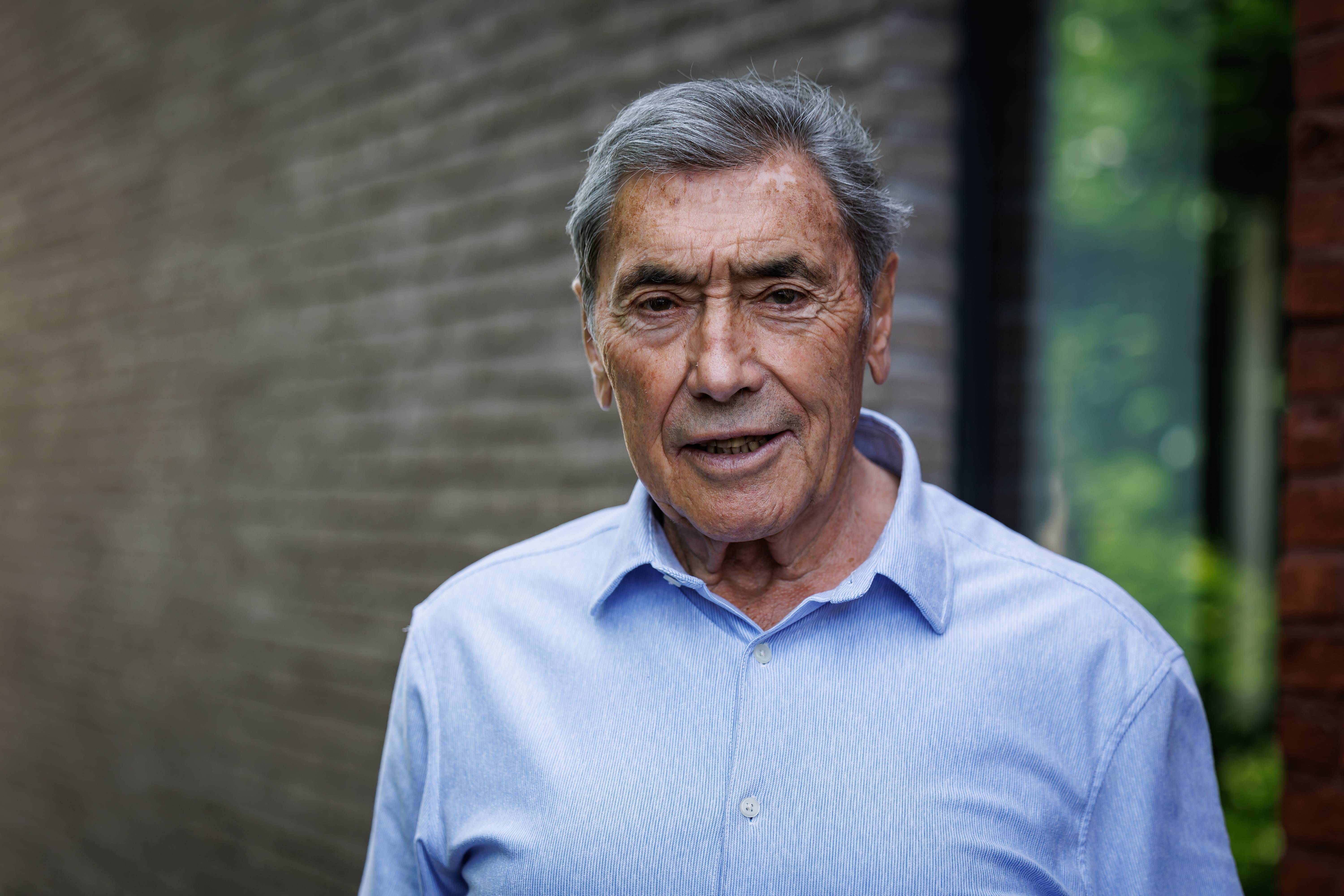 Eddy Merckx, ex-ciclista belga de 80 anos
