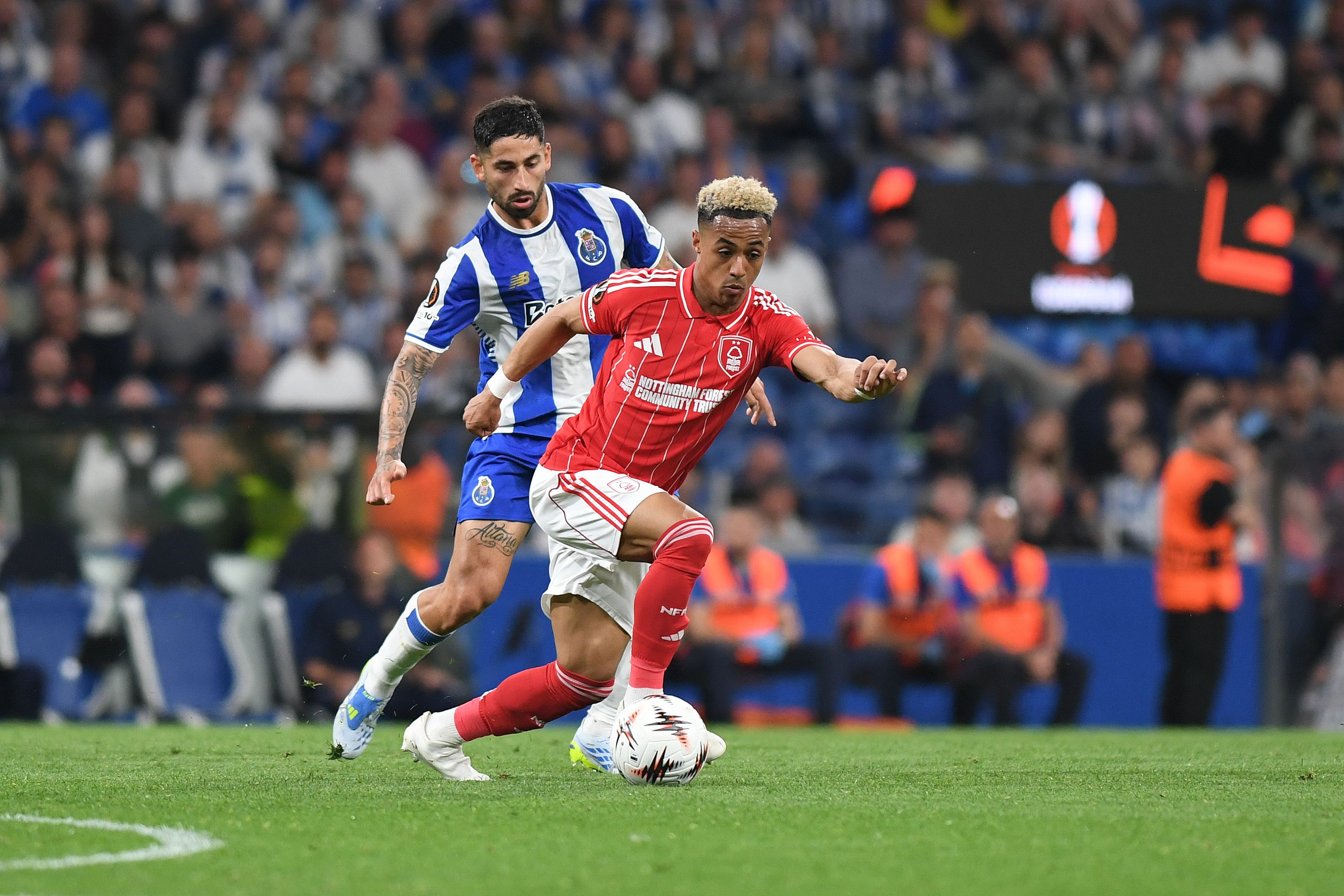 Alan Varela em ação. Foto: Rogério Ferreira/Kapta+ (FC Porto-Nottingham Forest)