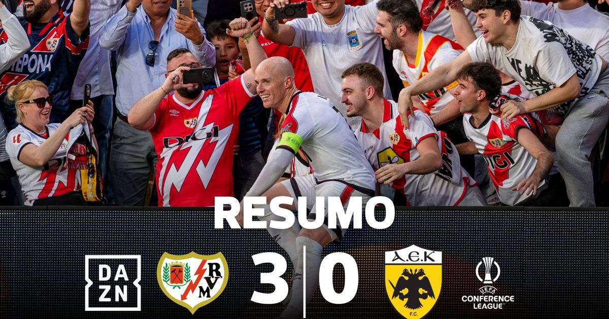 Rayo Vallecano bate AEK e dá grande passo rumo às meias-finais (resumo)