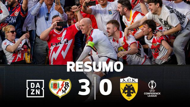 Rayo Vallecano bate AEK e dá grande passo rumo às meias-finais (resumo)