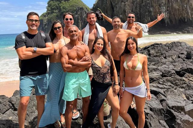 Bárbara Cavalcanti com Romário em férias recentes - Instagram
