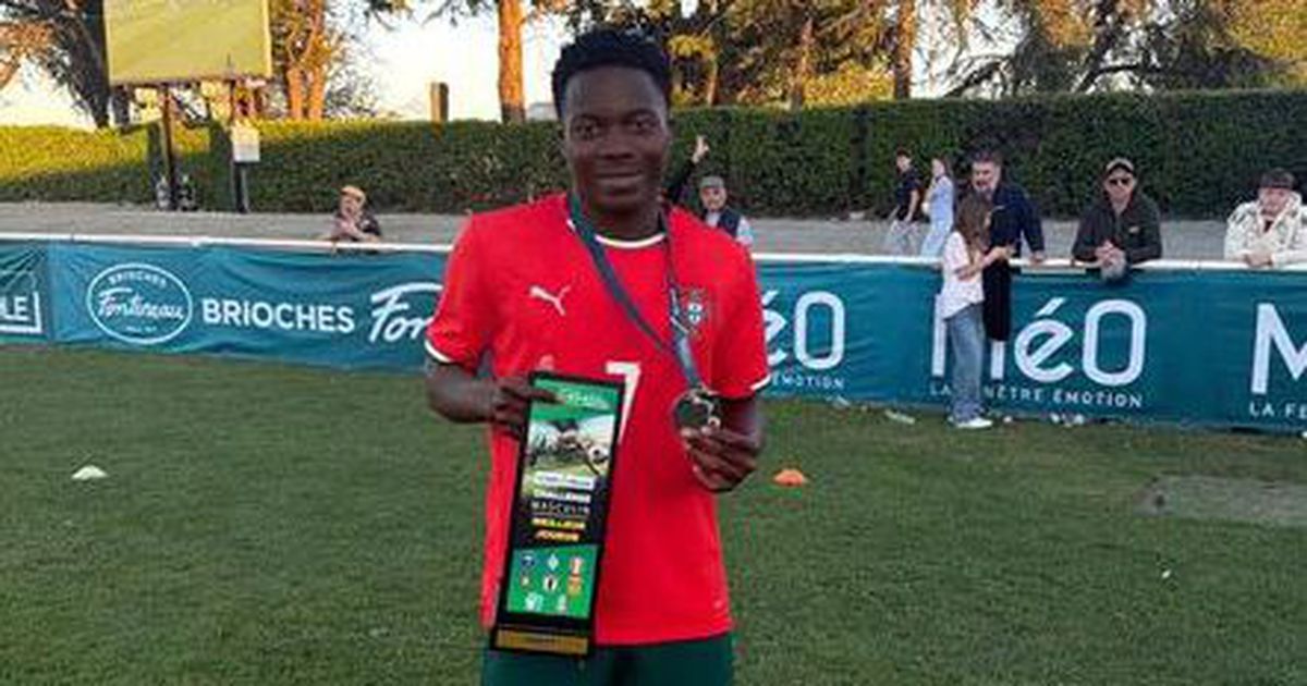 Joia do Sporting foi o melhor jogador do prestigiado Torneio de Montaigu