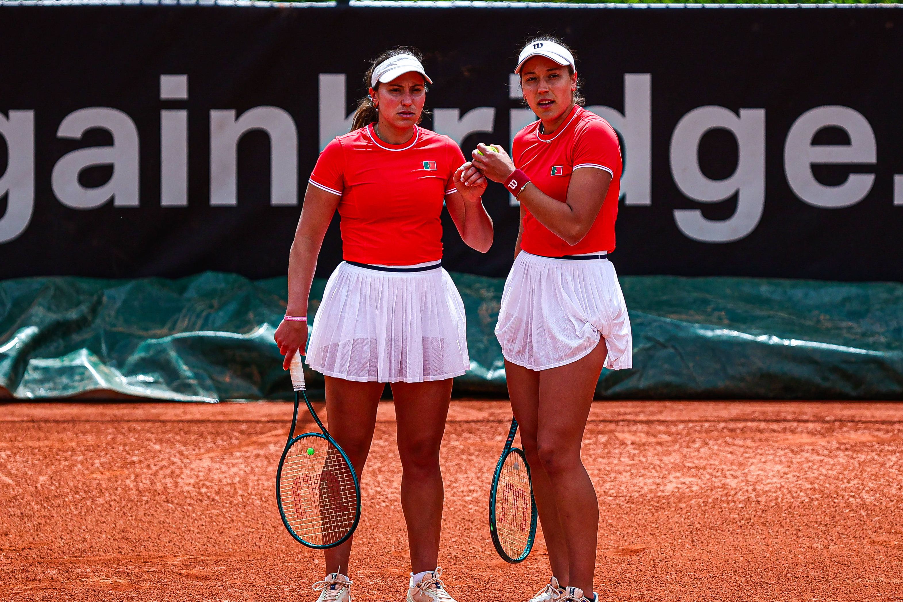 Francisca Jorge e Matilde Jorge na Billie Jean King Cup