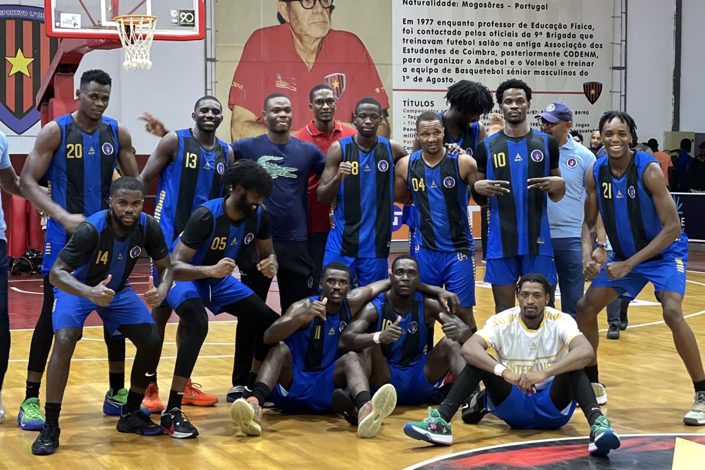 Festa do Interclube  na passagem à final da Taça de Basquetebol de Angola