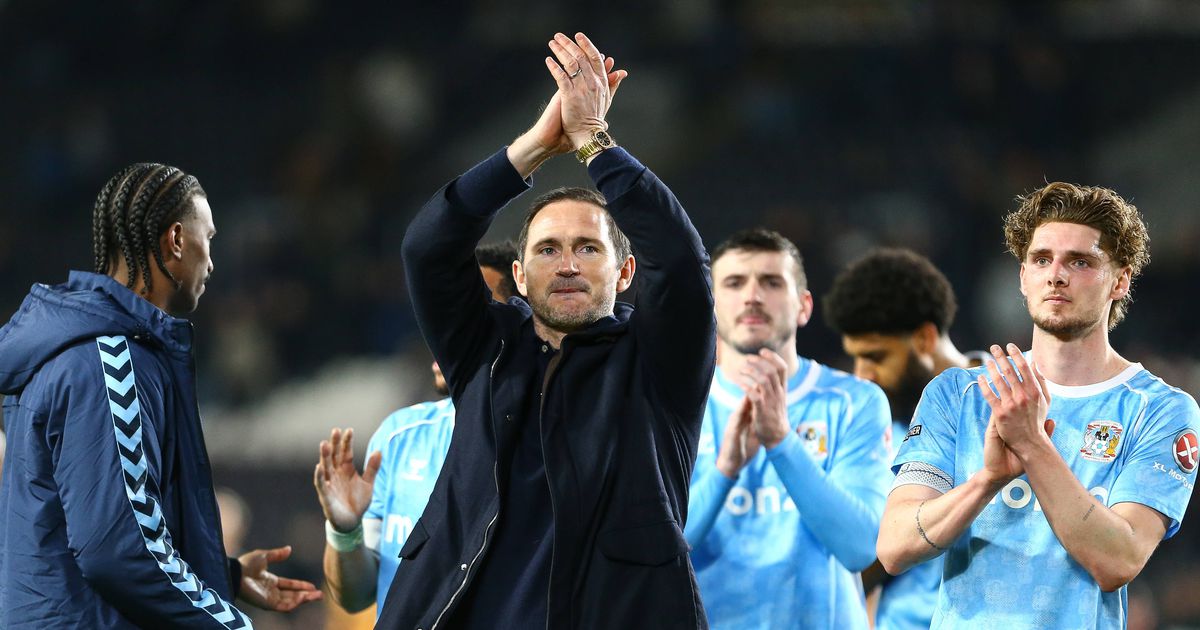 A ressurreição de Lampard: do fracasso no Chelsea ao sucesso no Coventry