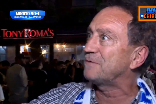 INCRÍVEL! Adepto sai de novo do estádio com o Real Madrid a perder e... há nova reviravolta