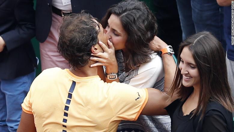 Rafael Nadal e a mulher Mery Perelló como nunca os viram