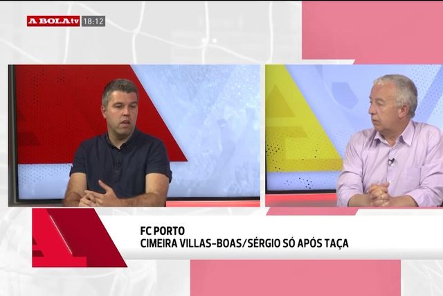 «É difícil imaginar Sérgio Conceição a trabalhar com Villas-Boas e Jorge Costa»